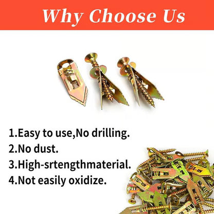 AnchorForge™ – Heavy-Duty Self-Drilling Wall Anchors