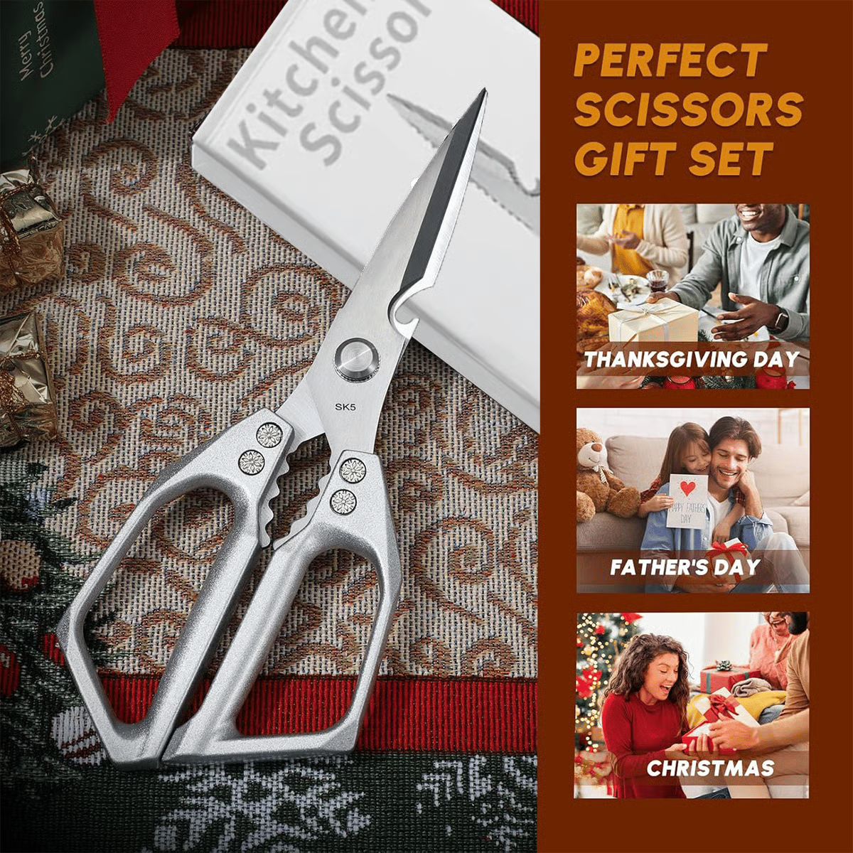 ProCut™ 360 - Professional Kitchen Scissors
