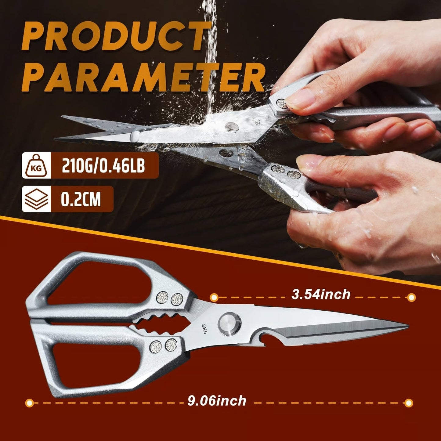 ProCut™ 360 - Professional Kitchen Scissors