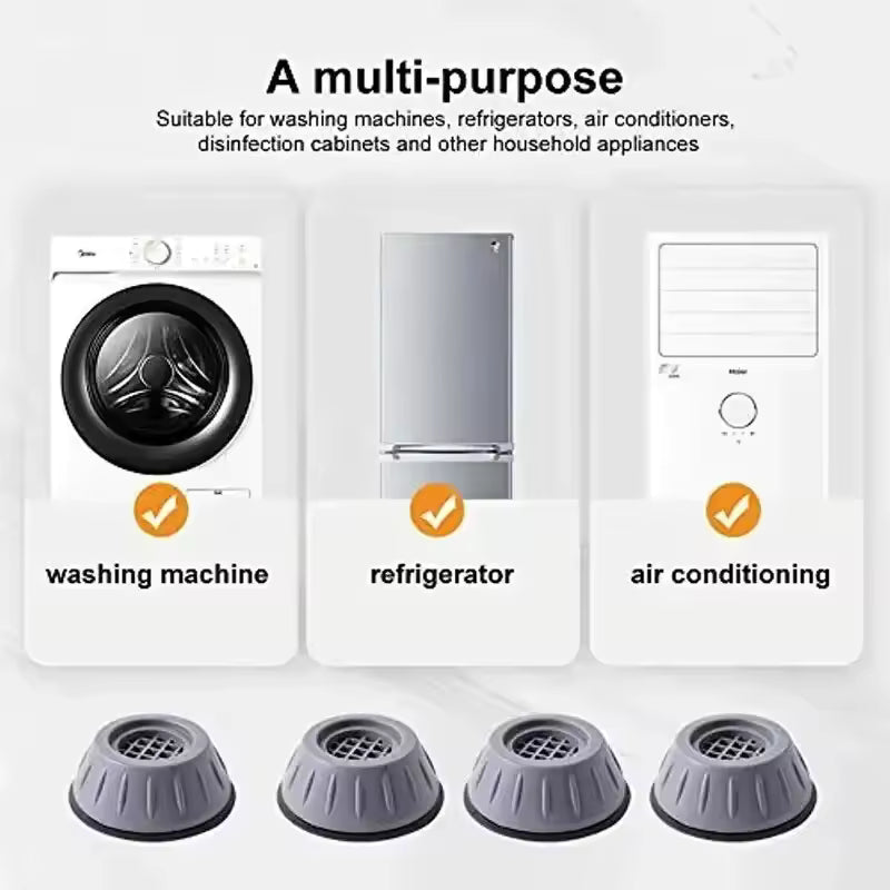 🧺 StopMove™ – Heavy-Duty Anti-Vibration Feet Pads