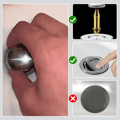 ClogSave™ – Universal Pop-Up Drain Filter & Stopper